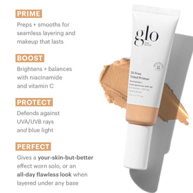 Glo Skin Beauty swatched on wrist showing buildable sheer coverage