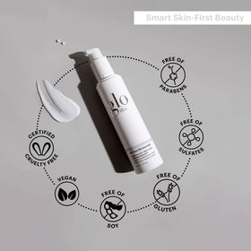 Glo Skin Beauty moisturizer held in hand shows travel-friendly size benefit