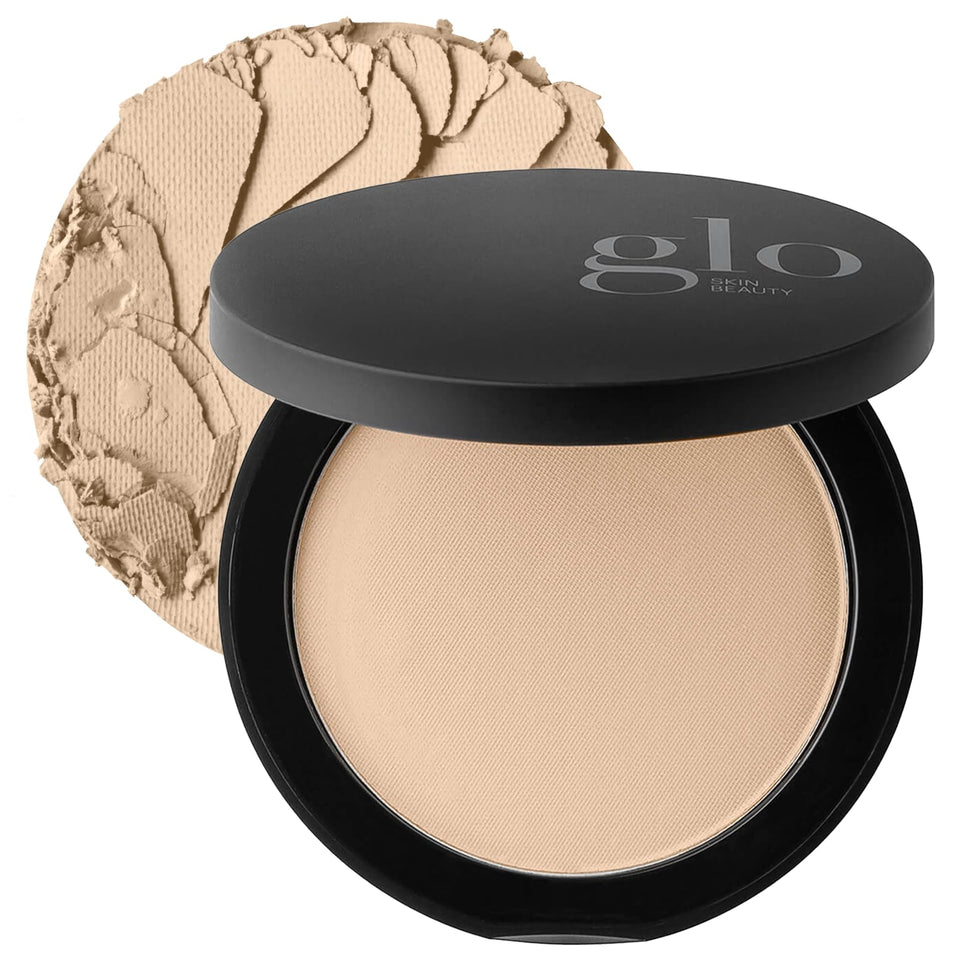Glo Skin Beauty compact front showing sleek packaging and travel-ready design