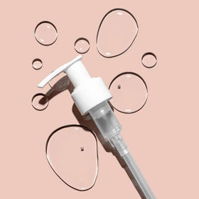 Glo Skin Beauty pump dispenser detail for easy controlled use
