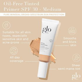 Glo Skin Beauty texture close-up on fingertip demonstrating lightweight feel