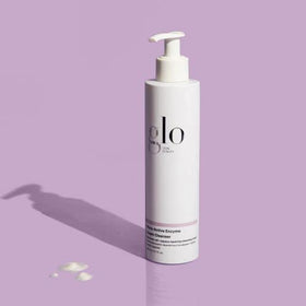 Glo Skin Beauty close-up of creamy texture transforming to lather, shows gentle exfoliating action