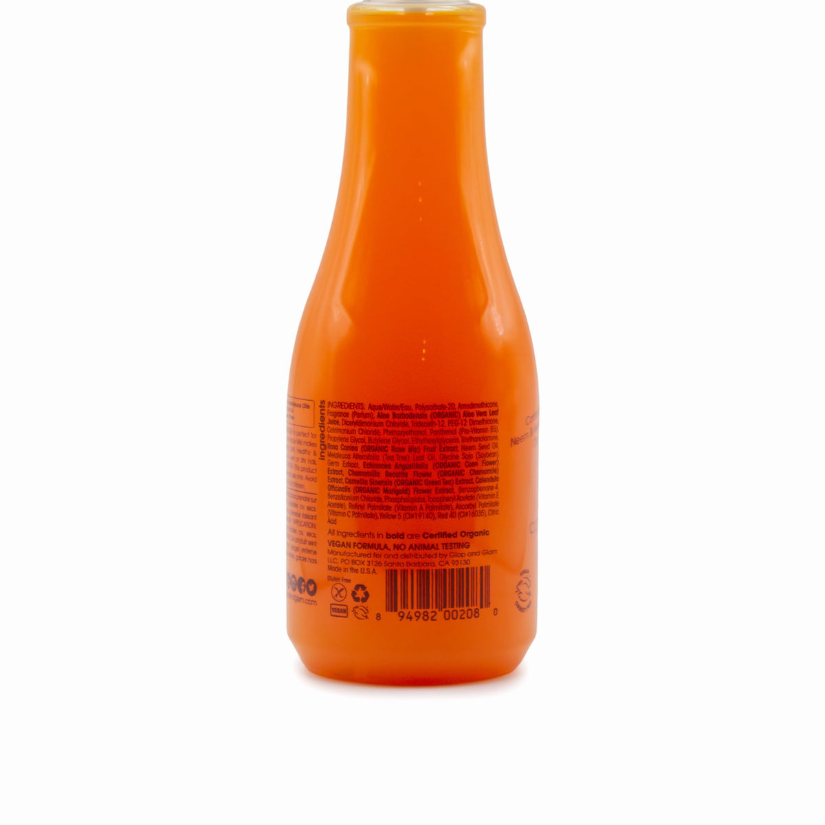 Glop & Glam spray nozzle detail for even, gentle application
