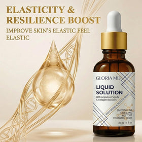 Gloria Md application on jawline showing targeted lifting benefit