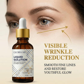 Gloria Md ingredient label emphasizing peptides and collagen support