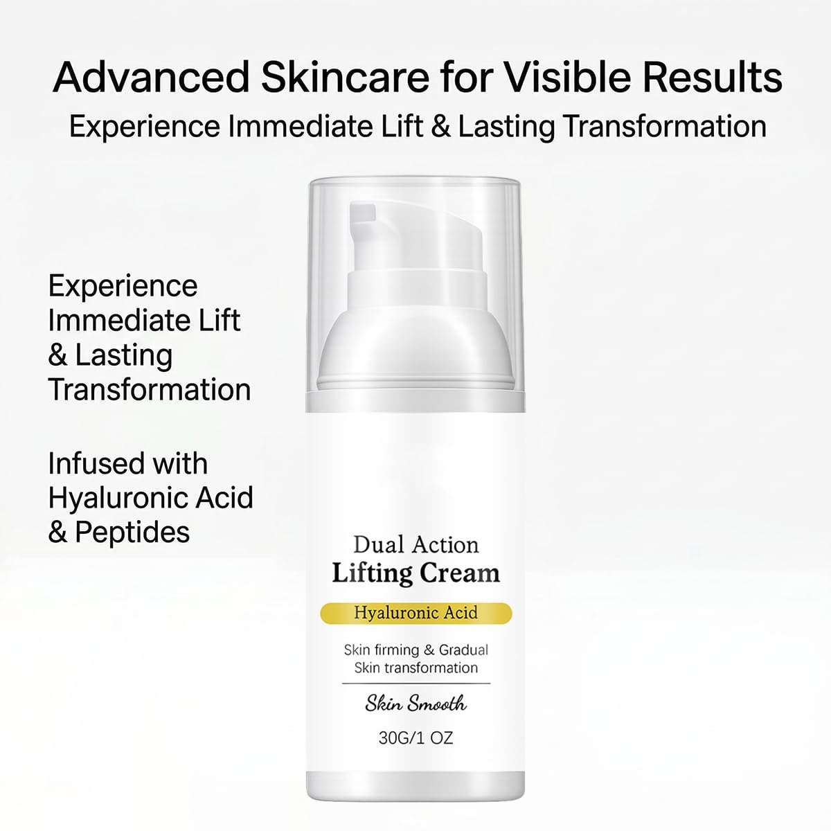Gloramd Serum in hand being applied for fast-absorbing, non-greasy feel