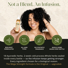 Glossed by Nae oil texture on hand demonstrating lightweight, non-greasy absorption benefit