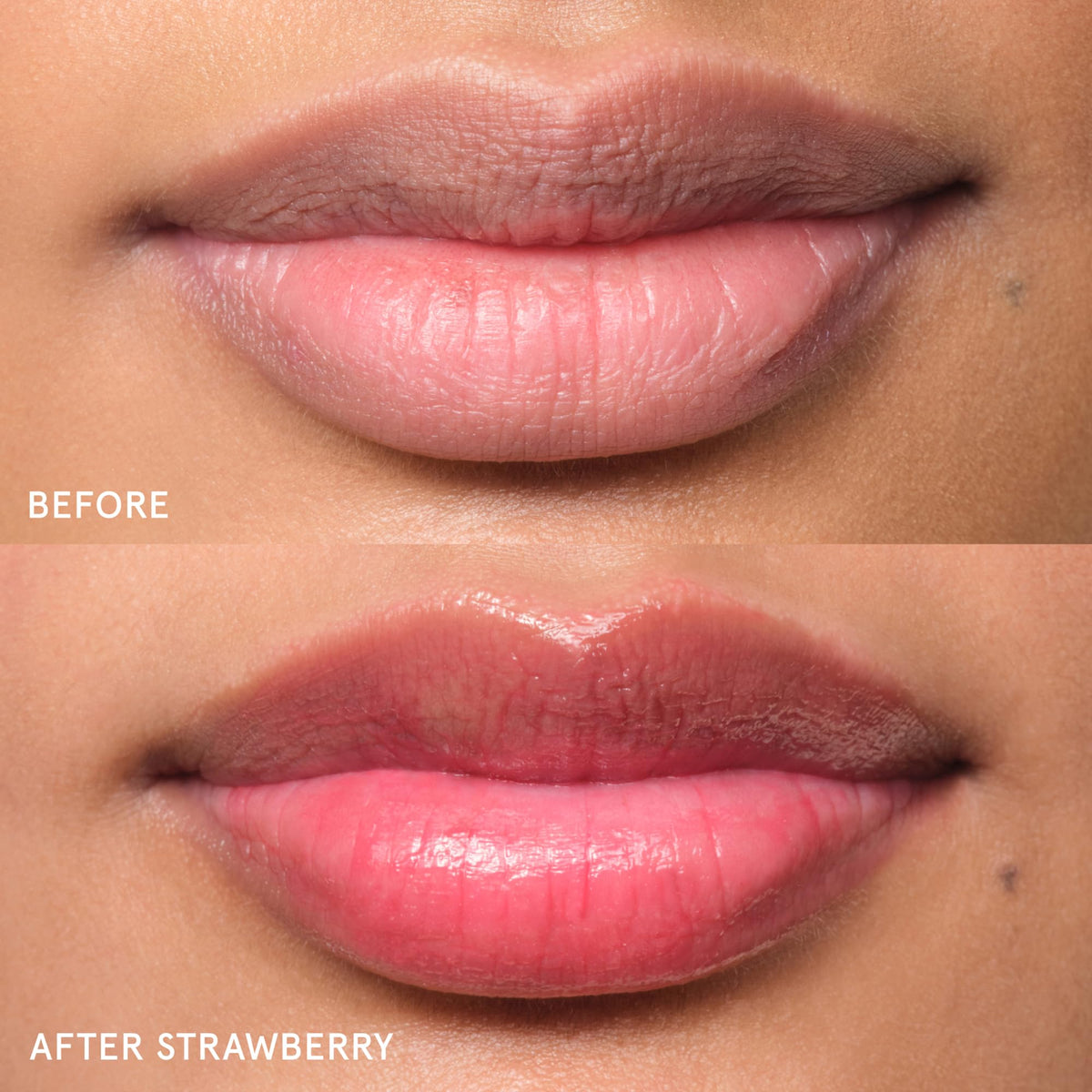 Glossier used on cuticle to show conditioning and softening benefit