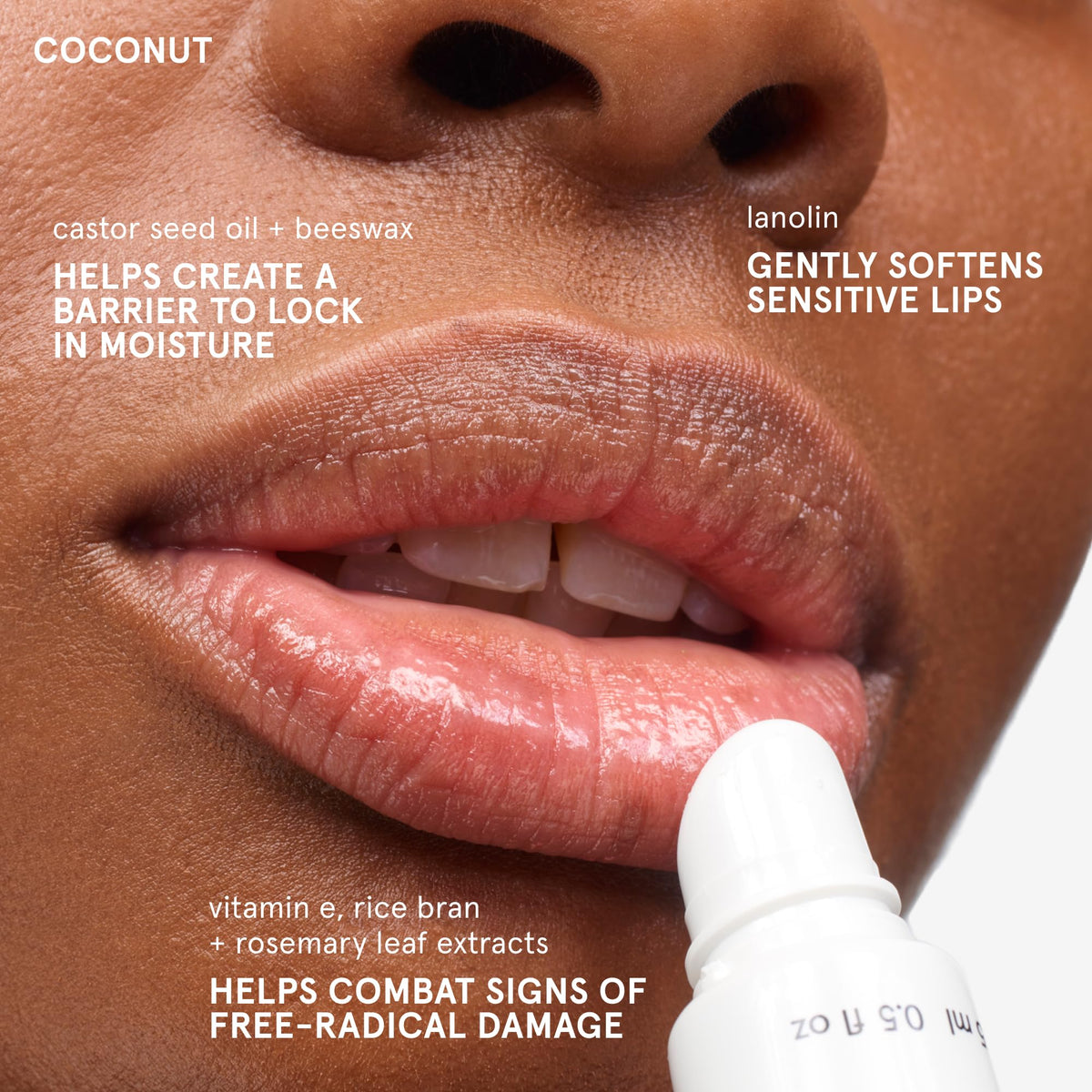 Glossier Balm Dotcom being used on cuticles to soften and nourish