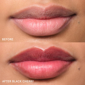 Glossier Balm Dotcom applied to cuticles demonstrating quick nourishment and protection