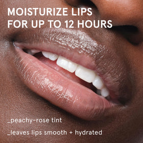 Glossier Balm Dotcom open cap showing creamy texture for smooth application