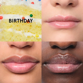 Glossier Balm Dotcom open tube contents revealing glossy salve and rich hydration