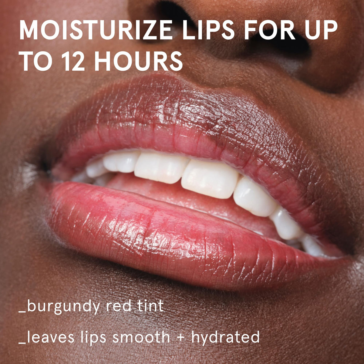 Glossier Balm Dotcom open tube texture showing creamy balm for deep hydration