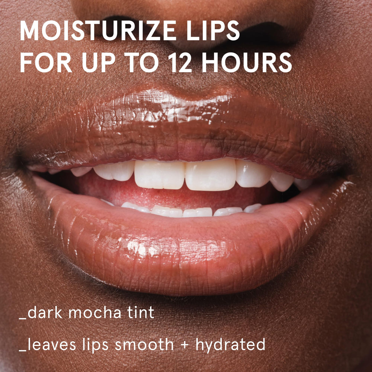 Glossier Balm Dotcom texture close-up highlighting smooth, non-greasy finish