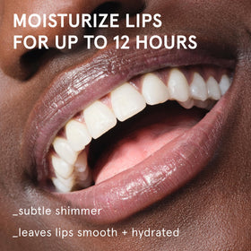 Glossier Balm Dotcom tube cap detail highlighting hygienic twist-top and easy application
