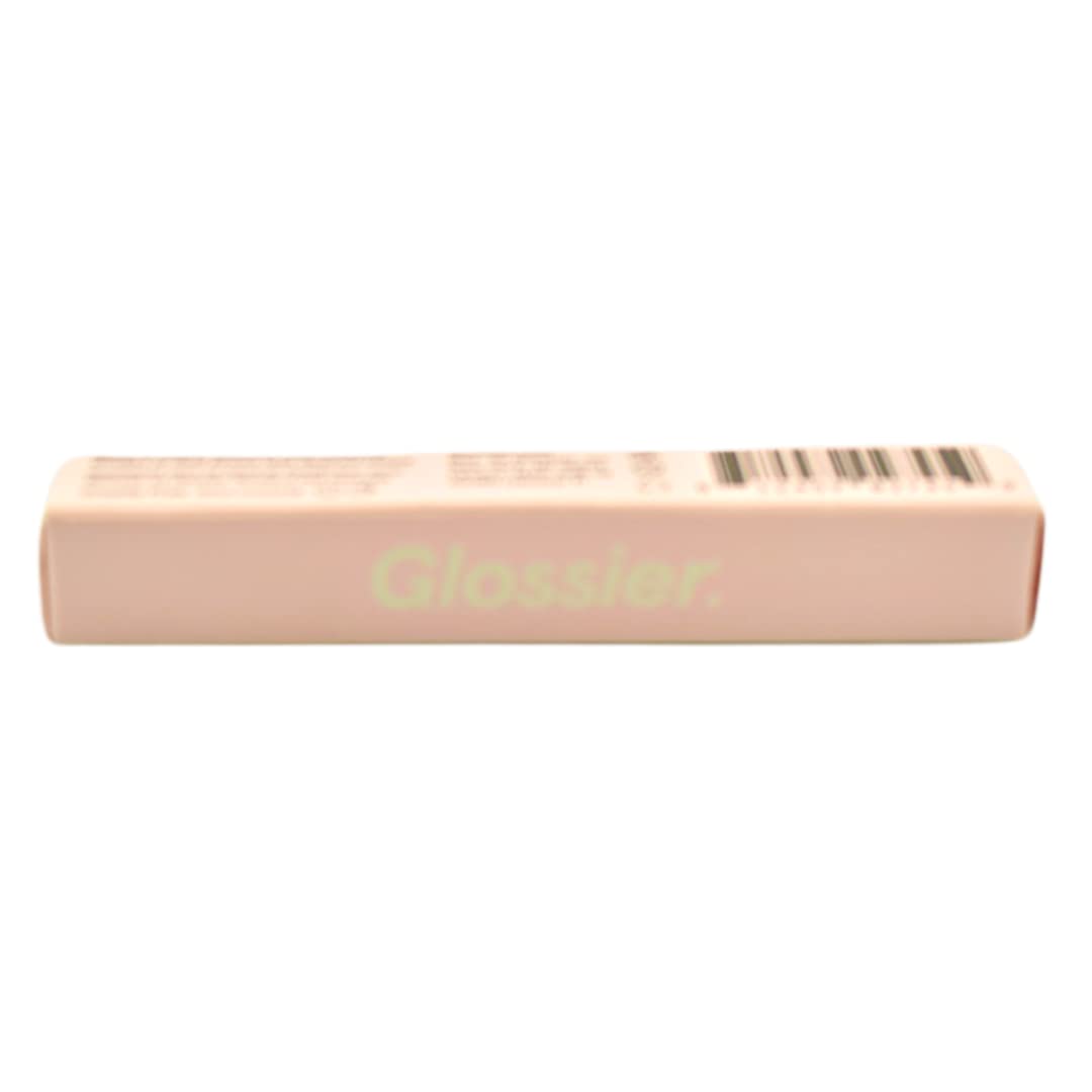 Glossier Boy Brow swatch on skin demonstrating cool-toned black payoff
