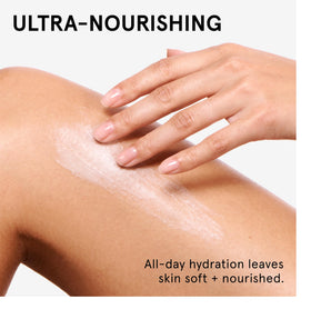 Glossier product being applied on palm demonstrating silky, non-greasy feel