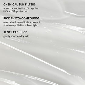 Glossier Invisible Shield swatched on hand demonstrating fast absorption