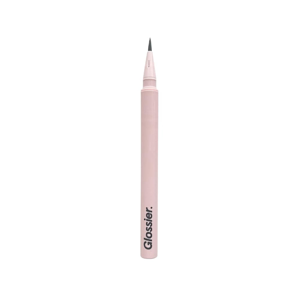 Glossier pro tip brush point front packaging showing slim tip for precise application