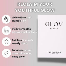 Glov Beauty 24k gold stamp head closeup for precise infusion
