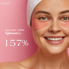 Glov Beauty close-up of hydrogel texture demonstrating hydration boost