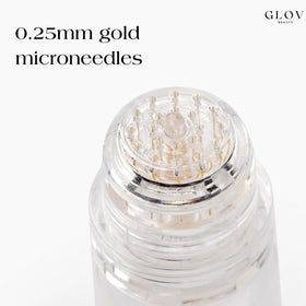 Glov Beauty lifestyle bathroom setup showing at-home self-care routine