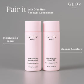 Glov Beauty recyclable packaging icon emphasizing eco-friendly materials