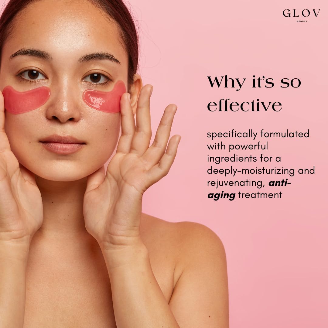 Glov Beauty single pair unsealed on palm illustrating easy use