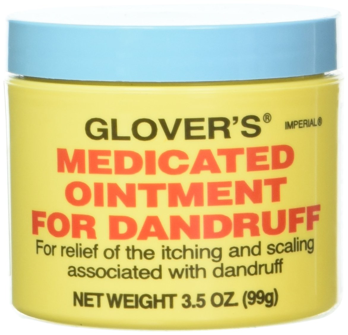 Glover's front packaging 3.5 oz showing product and brand for reliable scalp care