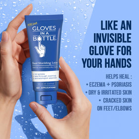 Gloves In A Bottle 2oz travel tube displayed as TSA-approved, convenient moisturizer