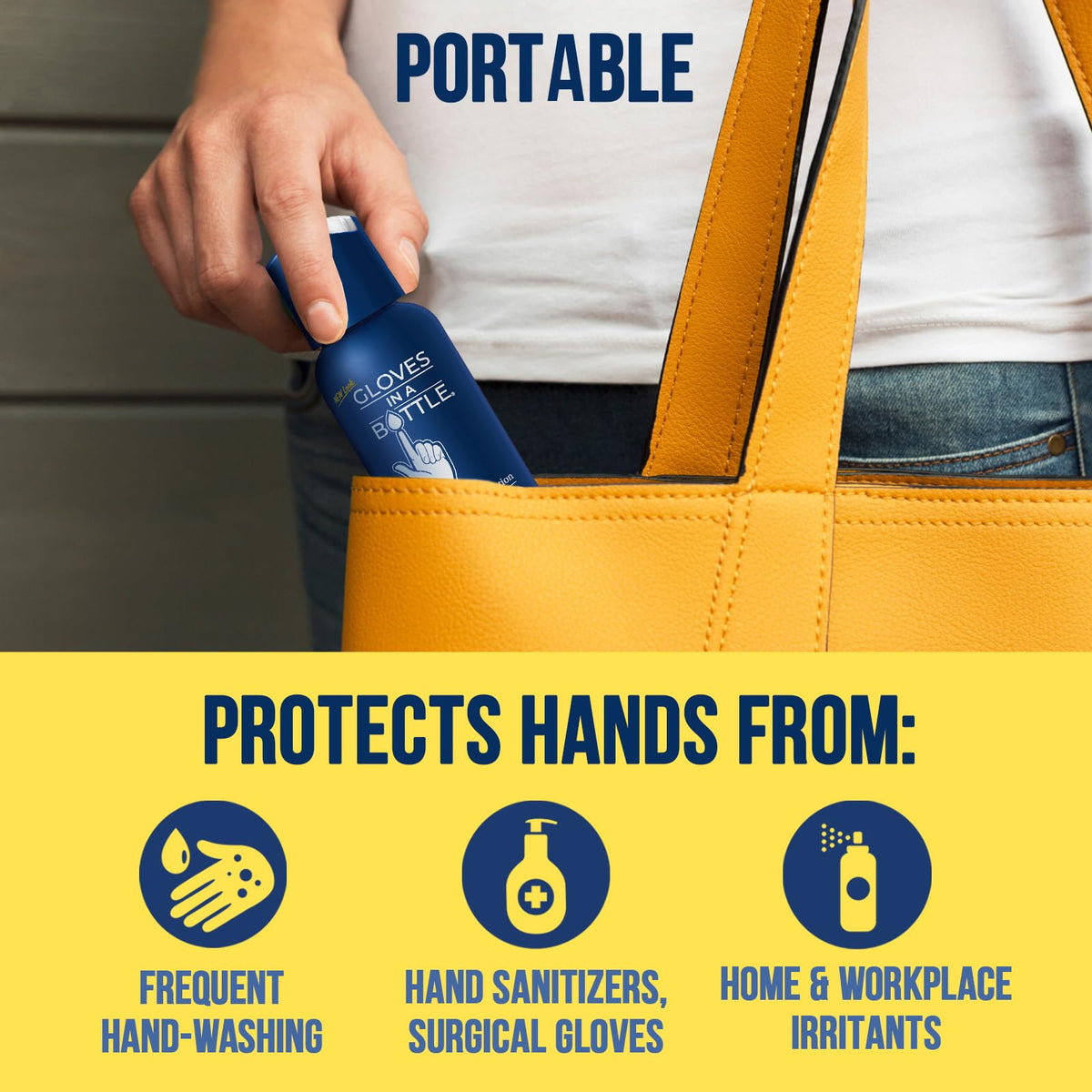Gloves In A Bottle label and ingredients panel highlighting product information and trust