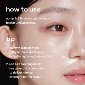 glow tube beside fresh aloe leaf connecting natural aloe extract to soothing results