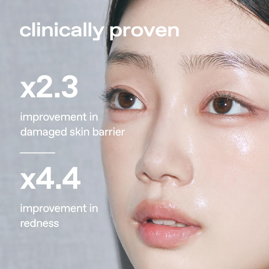 glow focus on ceramide NP and niacinamide callouts to show barrier support benefits