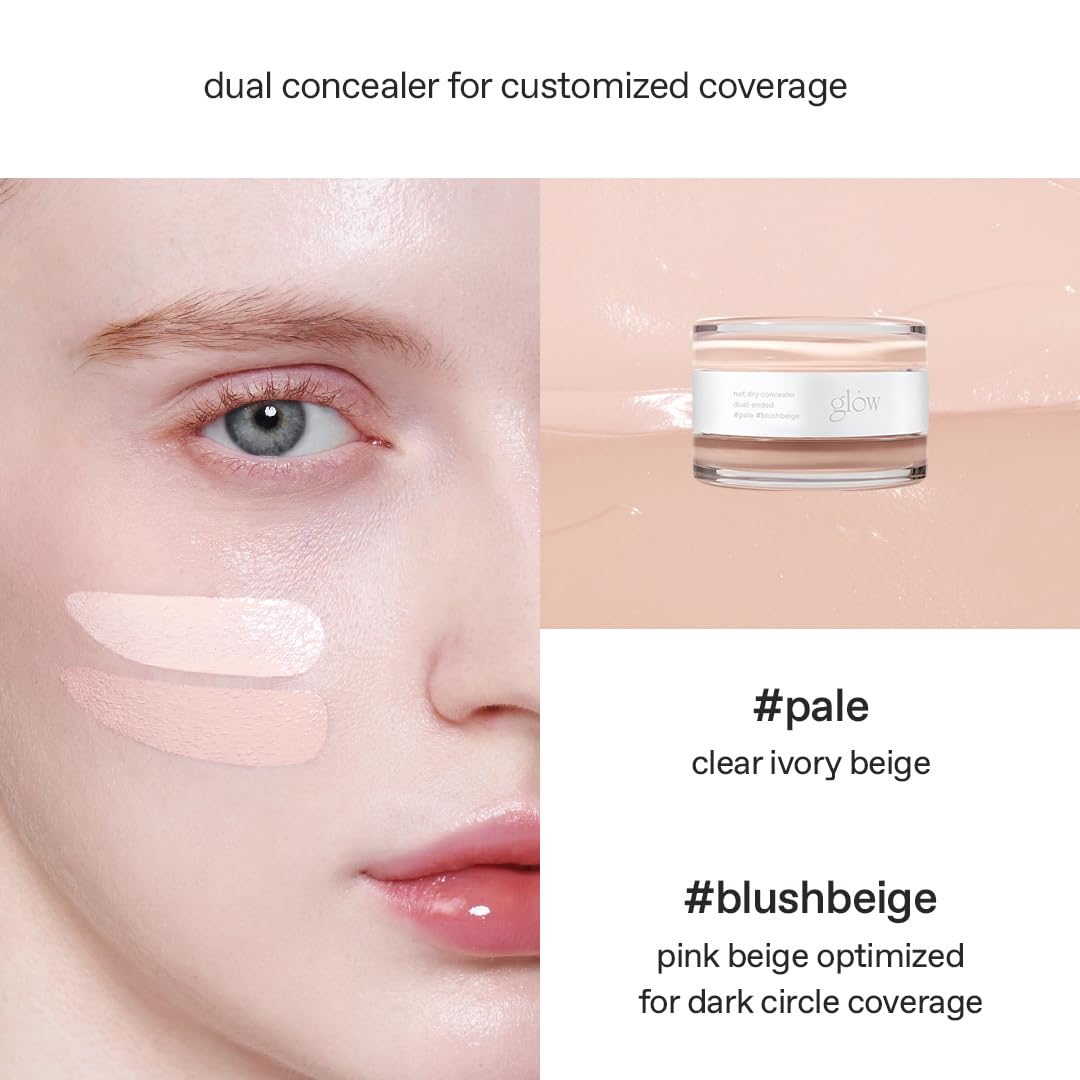glow application under-eye demo illustrating brightening and coverage