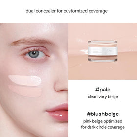glow application under-eye demo illustrating brightening and coverage