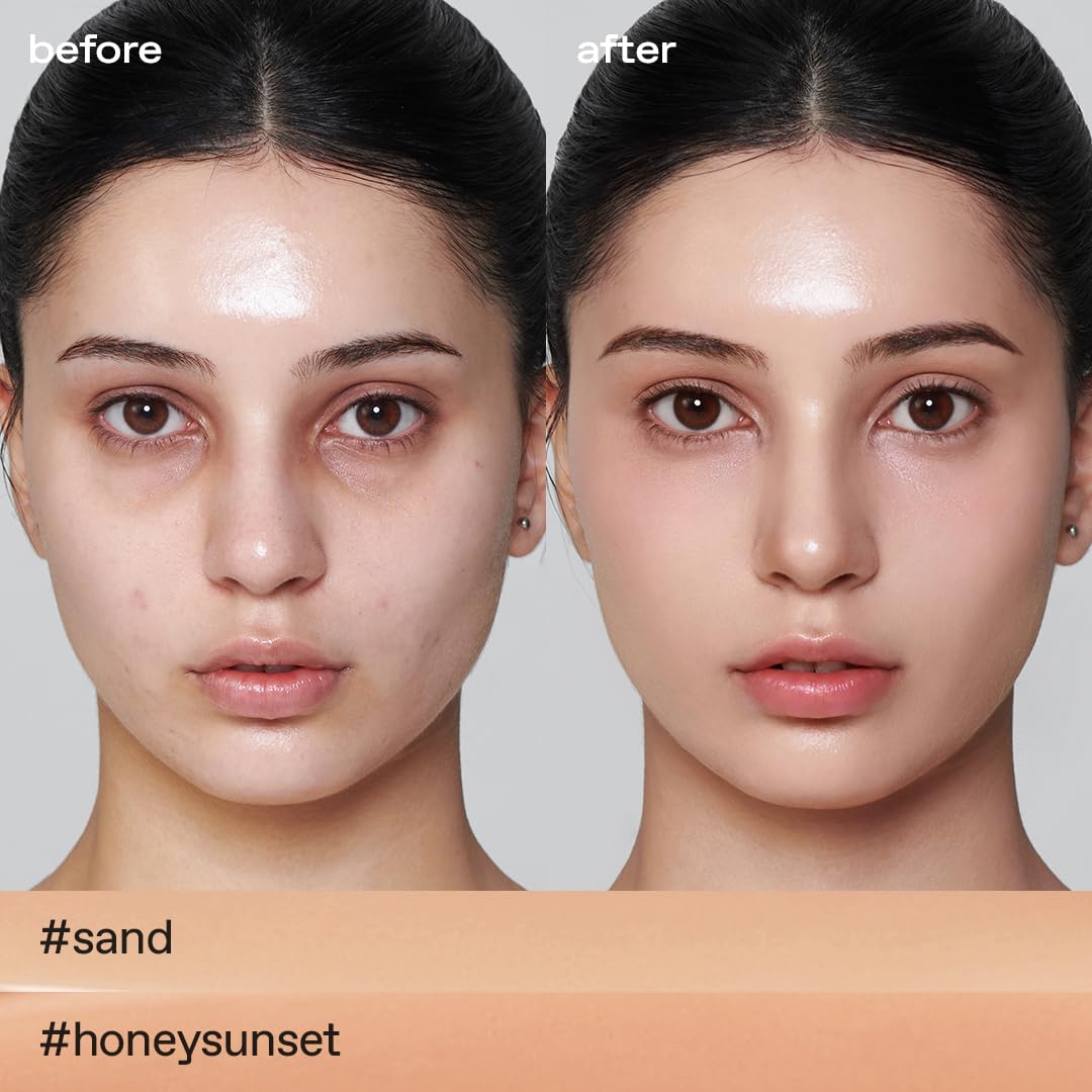 glow concealer open tips revealing creamy melt-in texture for easy blending