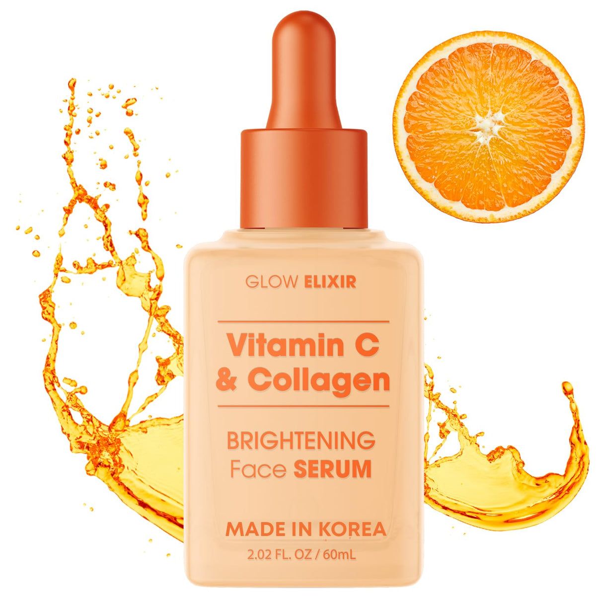 Glow Elixir front bottle showing clean packaging and brightening benefits