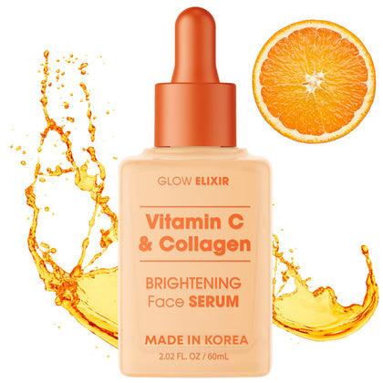 Glow Elixir front bottle showing clean packaging and brightening benefits