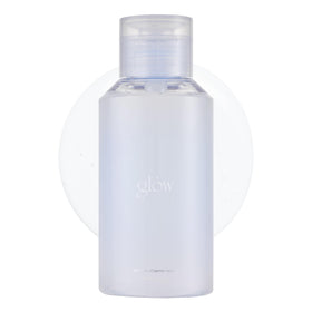 glow front packaging bottle showing clean label and size benefit