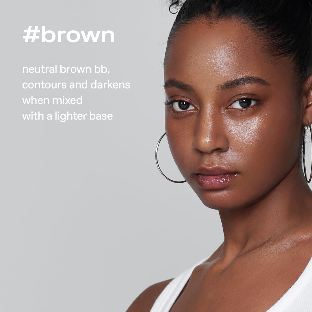 glow application with fingers blending a mini for quick touch-up ease