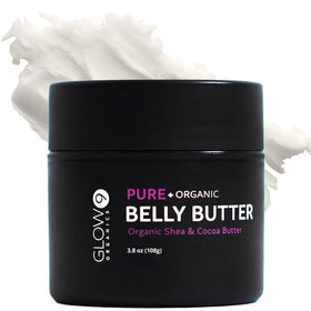 Glow Organics front jar shot showing clean packaging and easy use benefit
