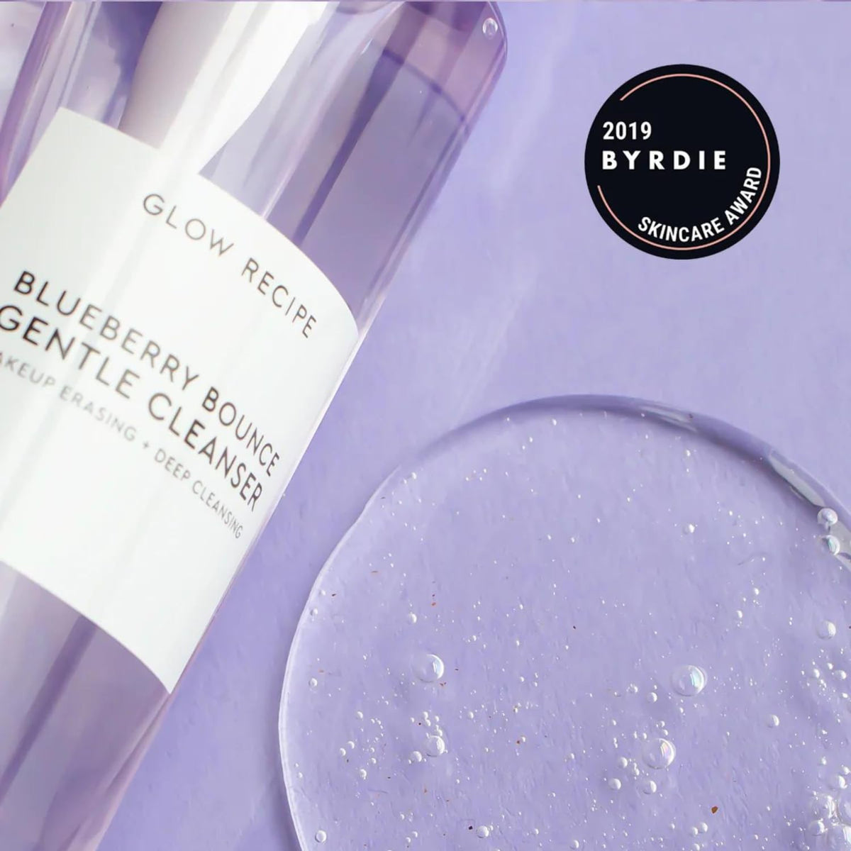 Glow Recipe gel texture closeup showing hydrating lightweight feel