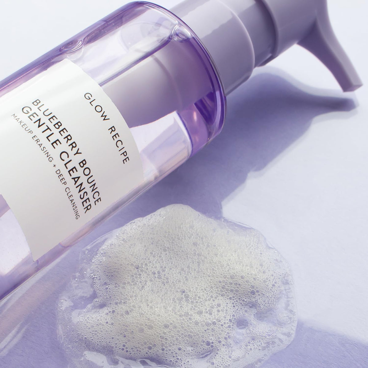 Glow Recipe on bathroom shelf in lifestyle setting for daily routine
