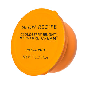 Glow Recipe front view of refill pod showing packaging and eco benefit