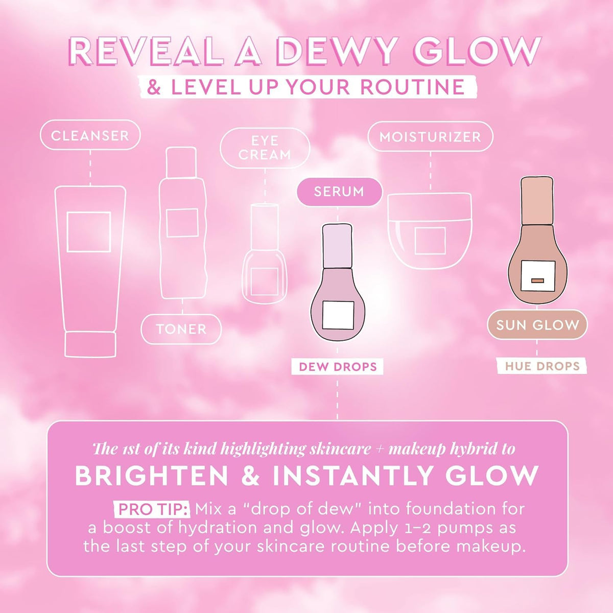 Glow Recipe product in hand demonstrates 15 ml size for travel convenience