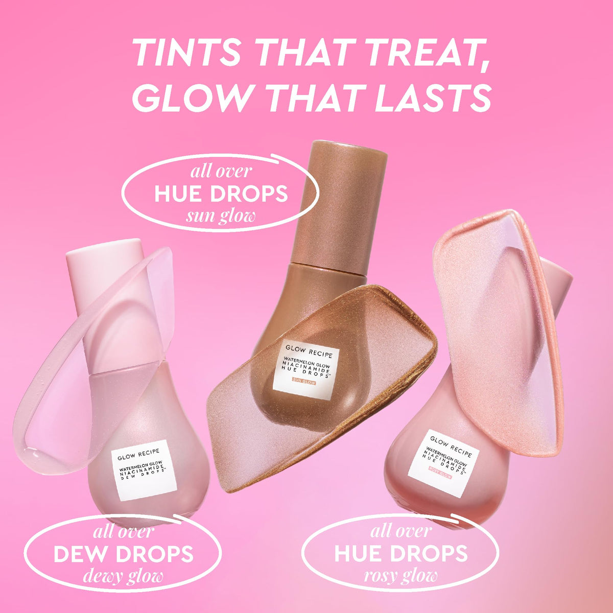 Glow Recipe Niacinamide Dew Drops texture close-up highlighting silky hydration