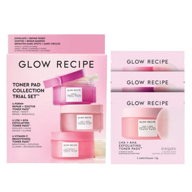 Glow Recipe front packaging showing the trial kit and benefits