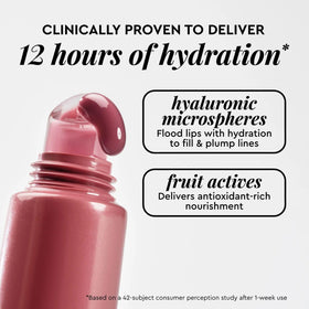 Glow Recipe open tube texture highlighting smooth balm and instant hydration benefit