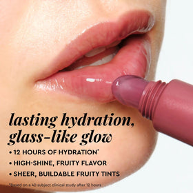 Glow Recipe used as overnight lip mask on bedside table showing deep repair benefit