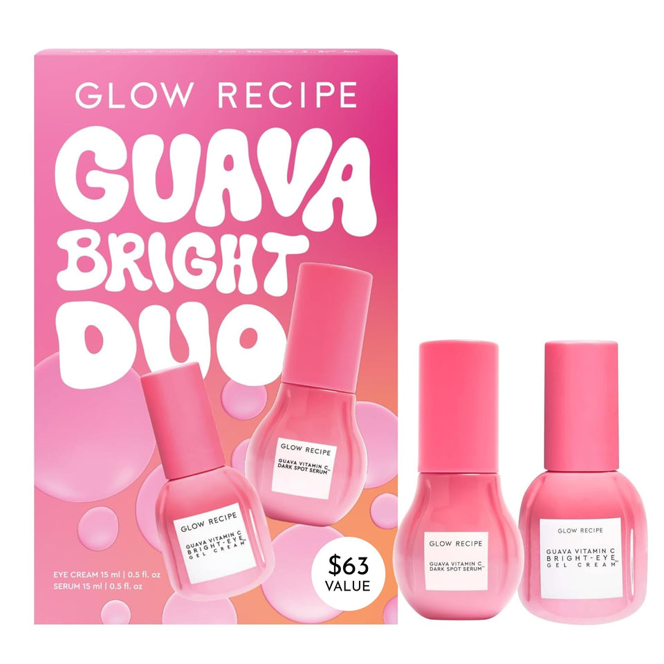 Glow Recipe front packaging showing travel-size brightening duo and gift-ready presentation